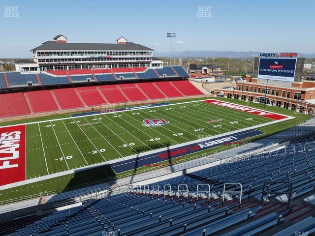 Seating view for Williams Stadium Section 217