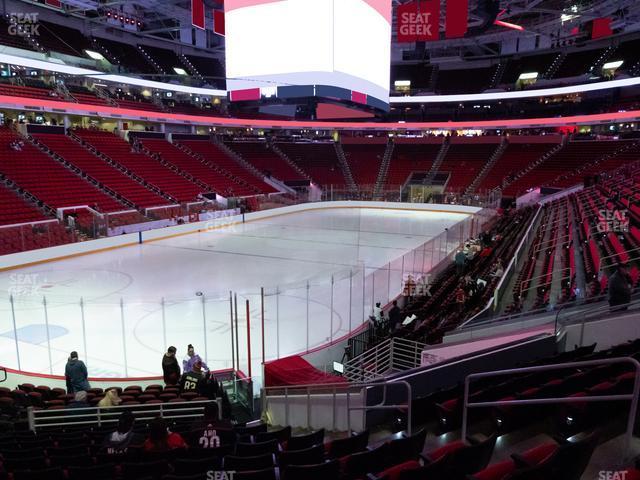 Seating view for Lenovo Center Section 124