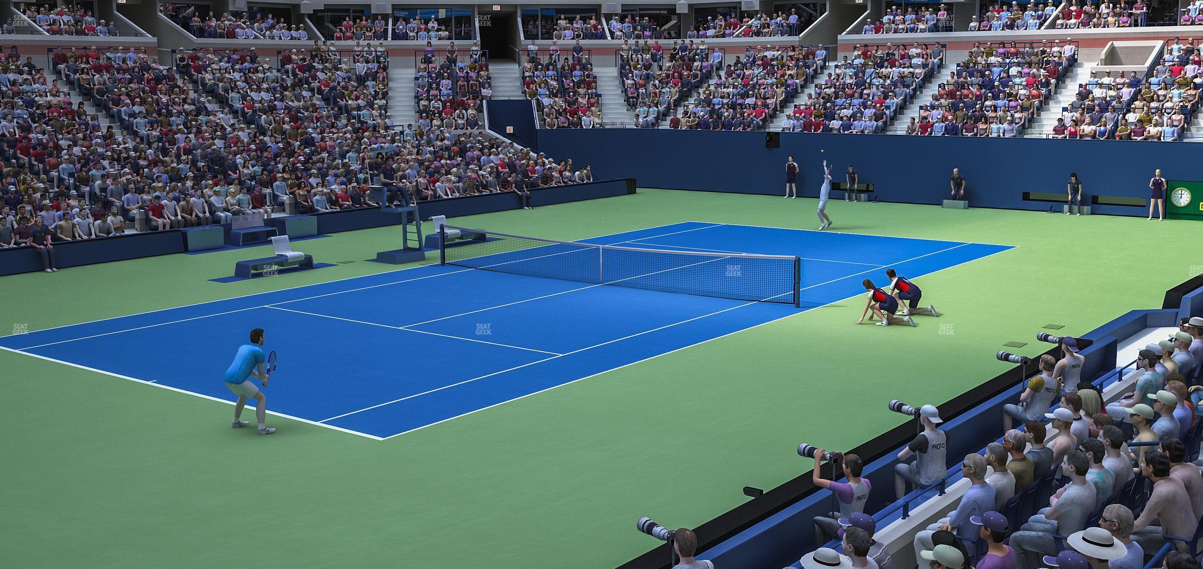 Seating view for Arthur Ashe Stadium Section 8