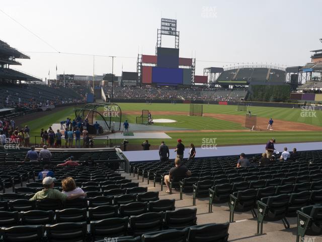 Seating view for Coors Field Section 126