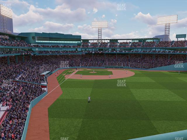 Seating view for Fenway Park Section Right Field Roof Deck Table 103