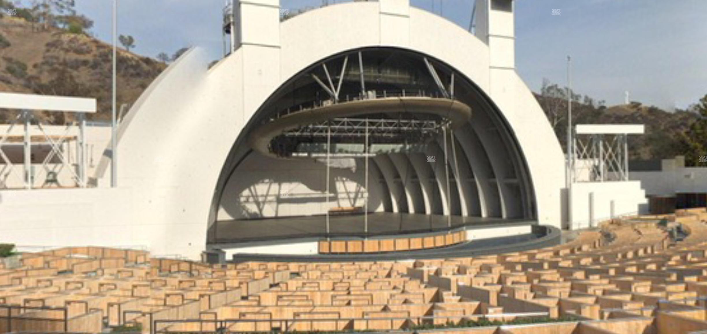 Seating view for Hollywood Bowl Section Terrace 6