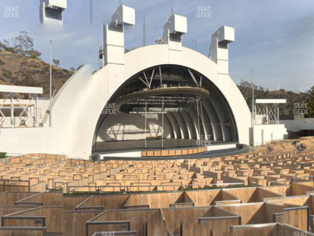 Seating view for Hollywood Bowl Section Terrace 6