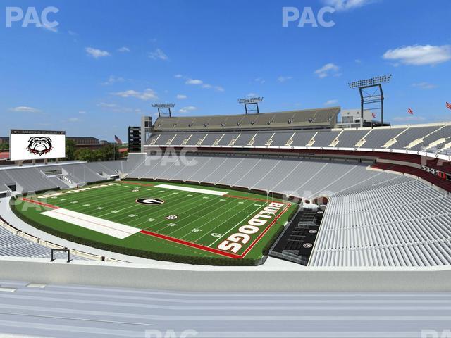 Seating view for Sanford Stadium Section 326