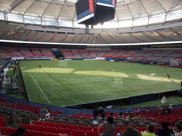 Seating view for BC Place Stadium Section 233