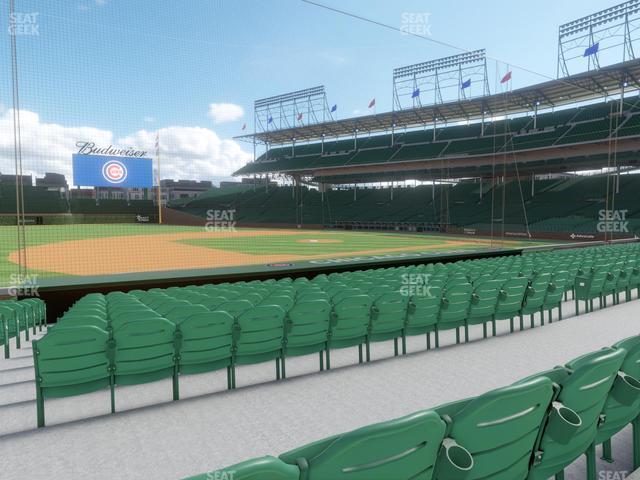 Seating view for Wrigley Field Section 109