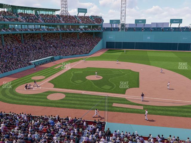 Seating view for Fenway Park Section Dell Technologies Suite R 8