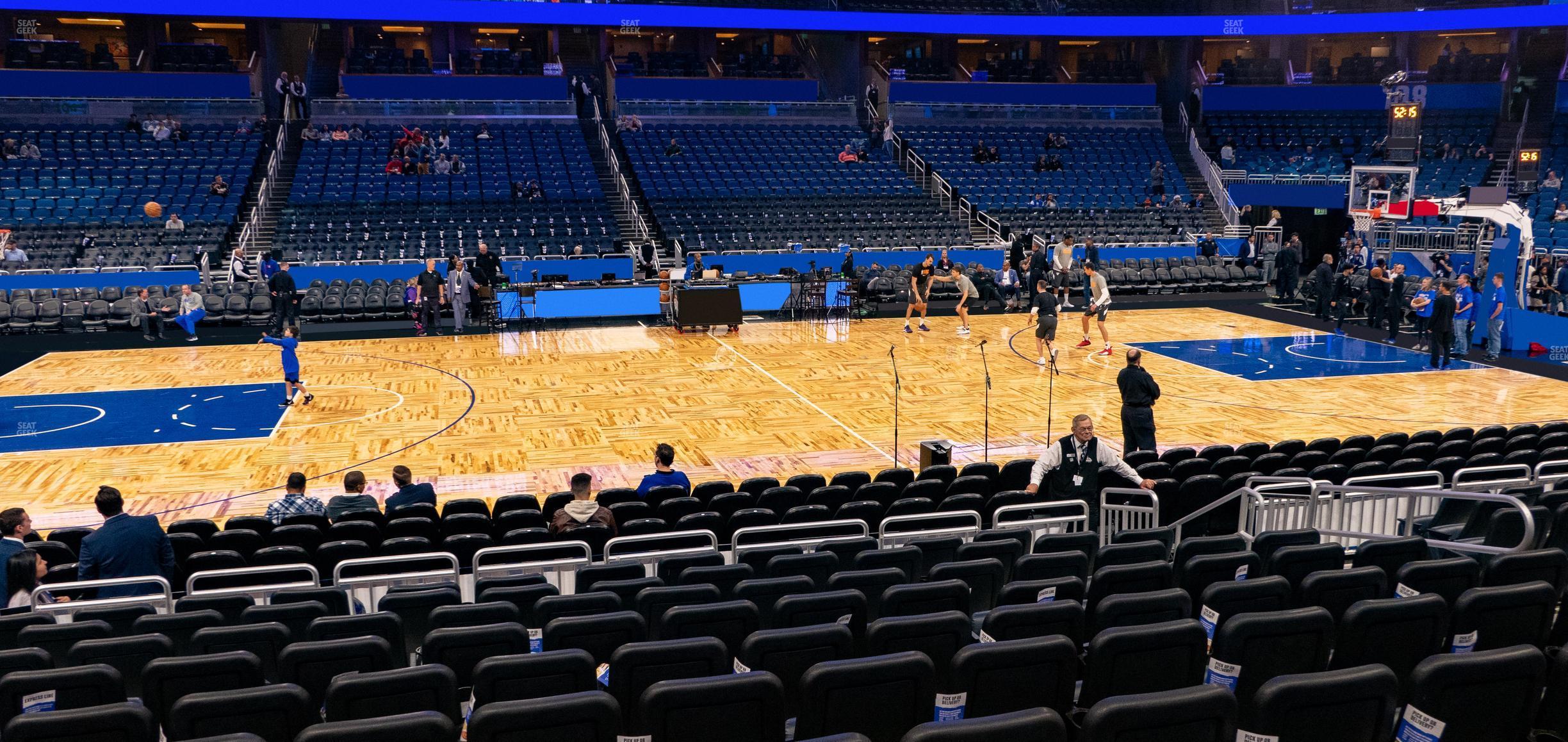 Seating view for Kia Center Section 115