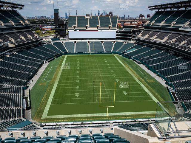 Seating view for Lincoln Financial Field Section 211