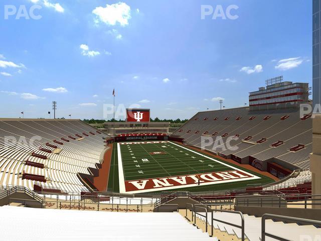 Seating view for Memorial Stadium - Indiana Section 18