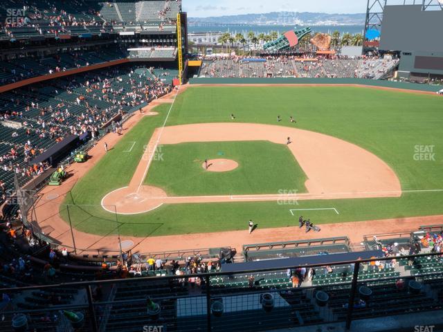 Seating view for Oracle Park Section View Box 310