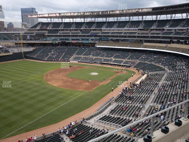 Seating view for Target Field Section 227