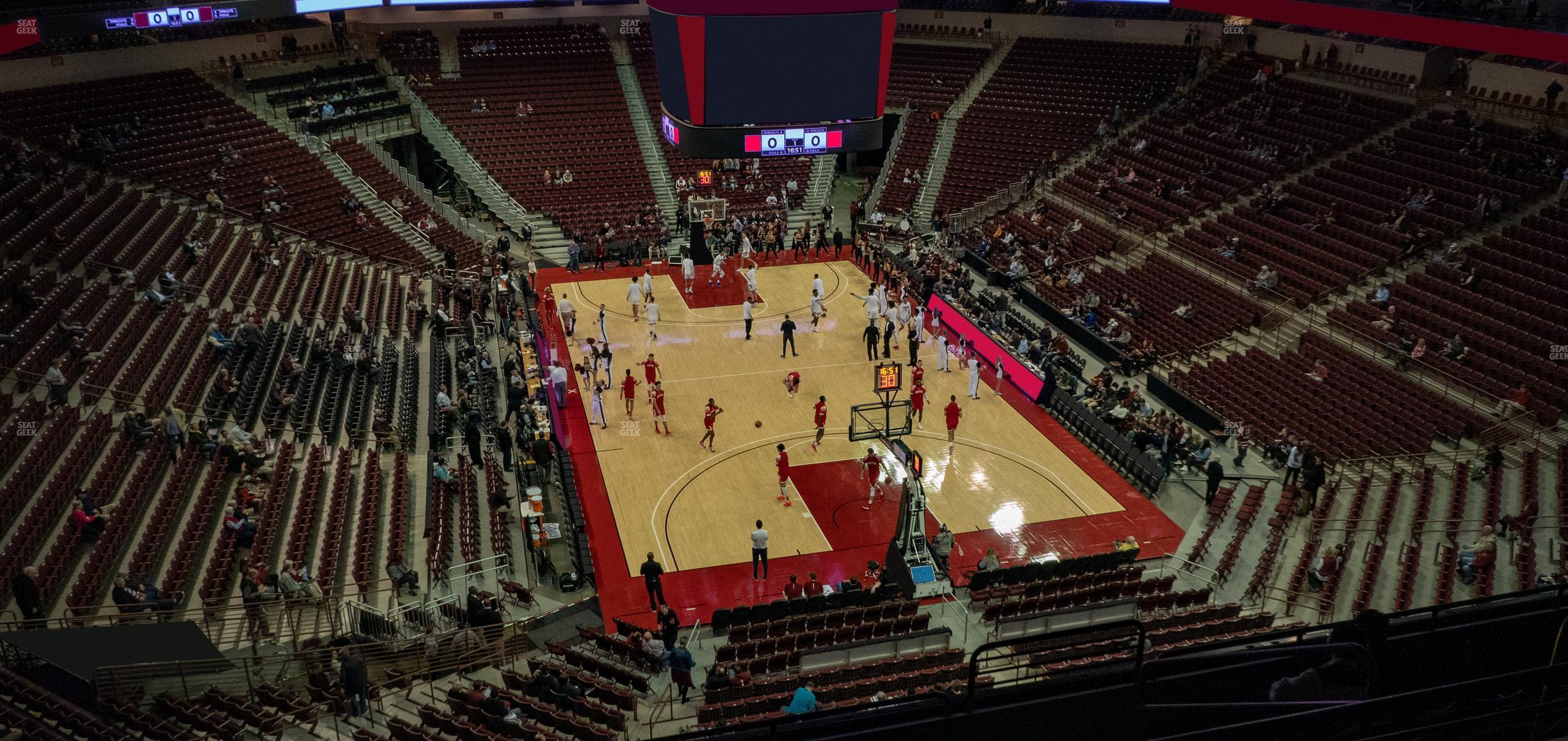 Seating view for Colonial Life Arena Section 202