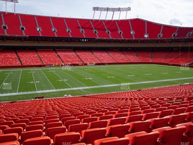 Seating view for GEHA Field at Arrowhead Stadium Section Ada 121