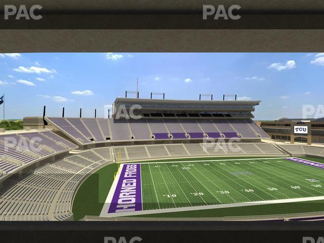 Seating view for Amon G. Carter Stadium Section Champions Suite 16