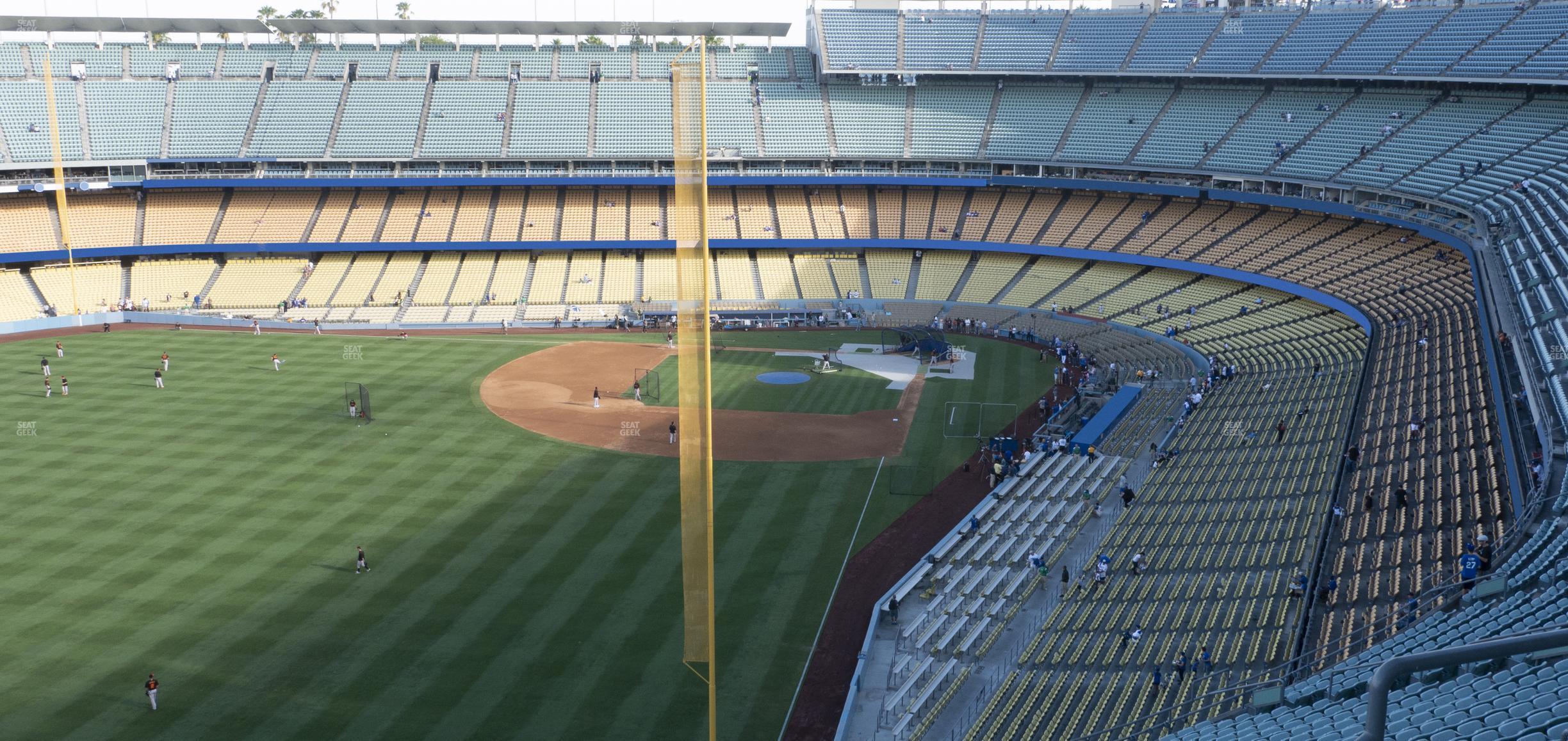 Seating view for Dodger Stadium Section 61 Rs