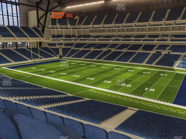 Seating view for Lucas Oil Stadium Section 336