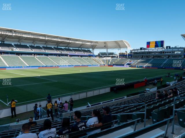 Seating view for Dignity Health Sports Park Section 116