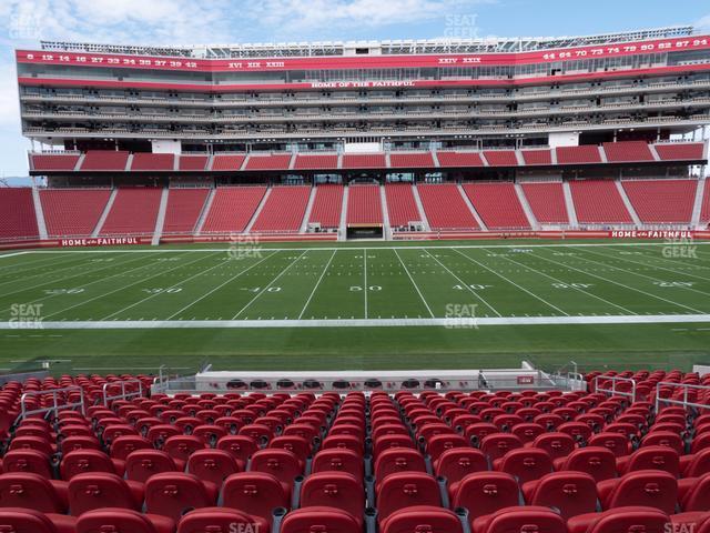 Seating view for Levi's Stadium Section 115 Vip