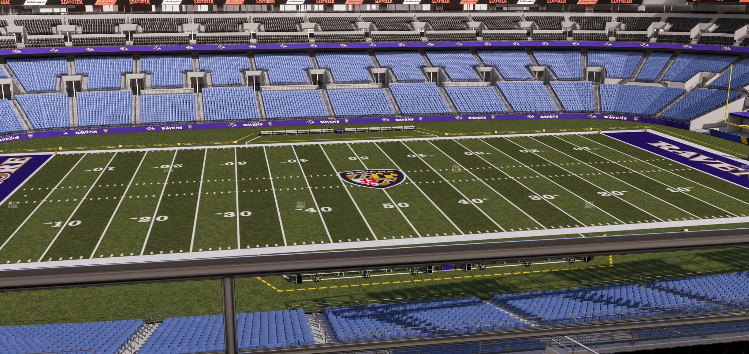 Seating view for M&T Bank Stadium Section Suite 441