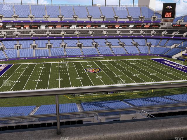 Seating view for M&T Bank Stadium Section Suite 441