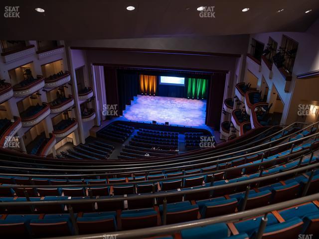 Seating view for Belk Theater at Blumenthal Performing Arts Center Section Balcony Right