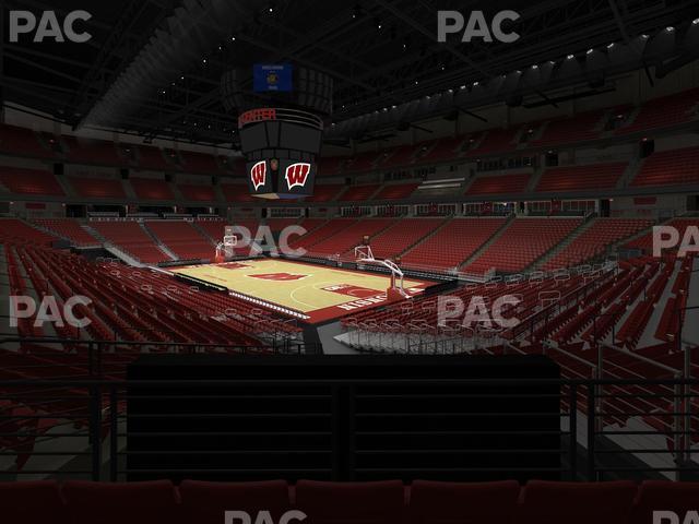 Seating view for Kohl Center Section 118