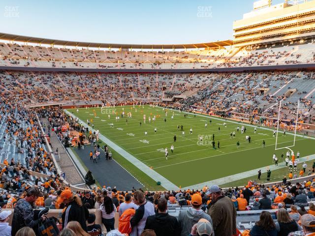 Seating view for Neyland Stadium Section P