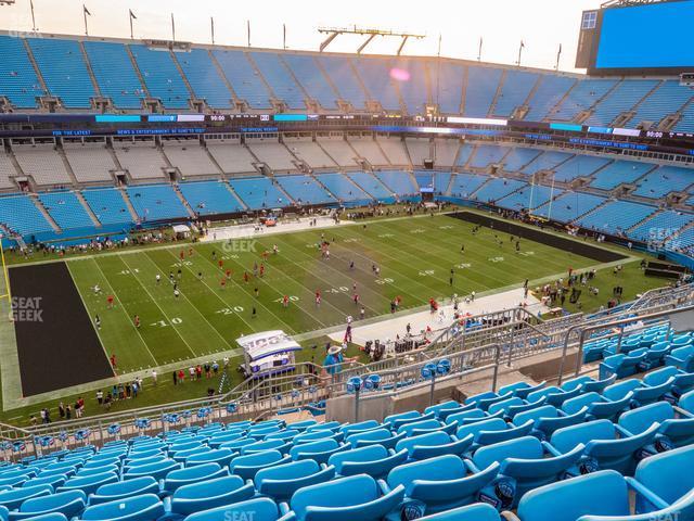 Seating view for Bank of America Stadium Section 519