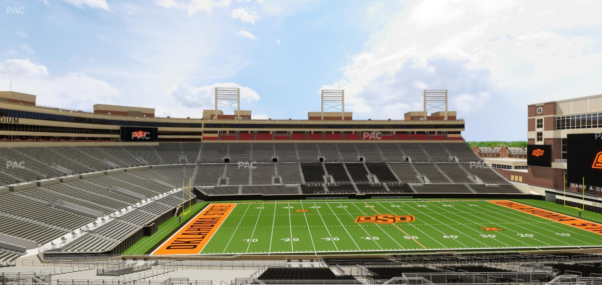 Seating view for Boone Pickens Stadium Section 209