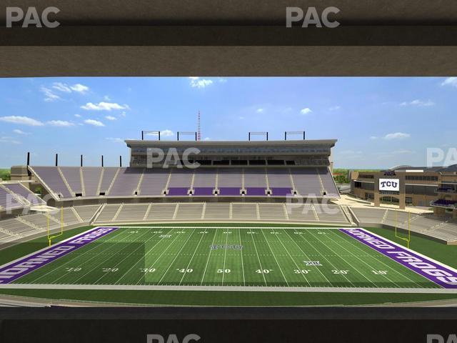 Seating view for Amon G. Carter Stadium Section Champions Suite 9