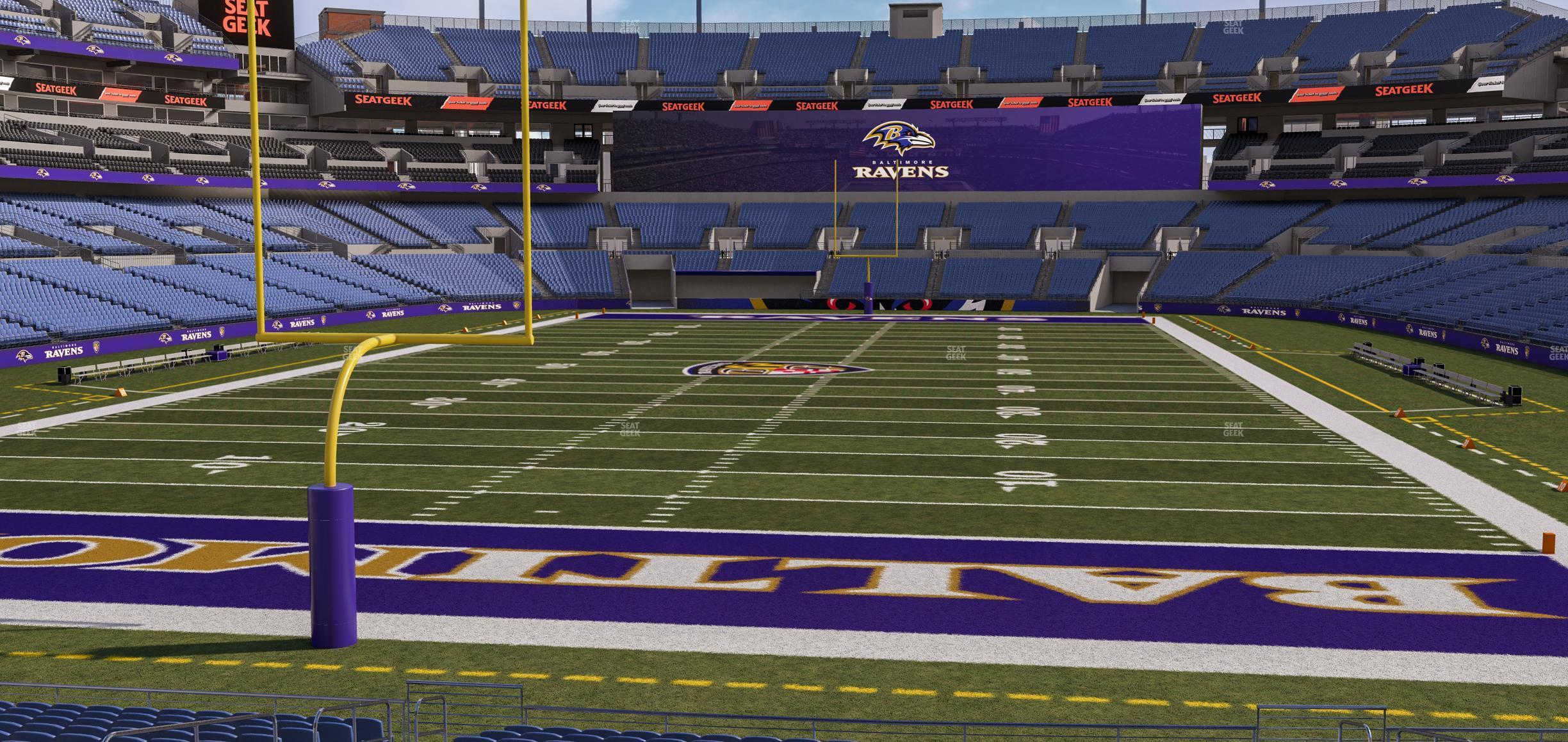 Seating view for M&T Bank Stadium Section 139