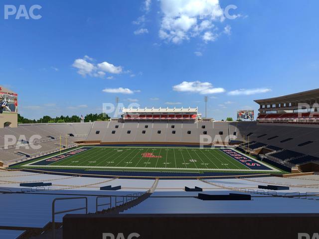 Seating view for Vaught Hemingway Stadium Section West Chairbacks 4