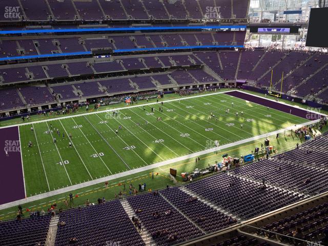 Seating view for U.S. Bank Stadium Section 315