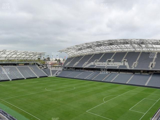 Seating view for BMO Stadium Section City View Loge 8