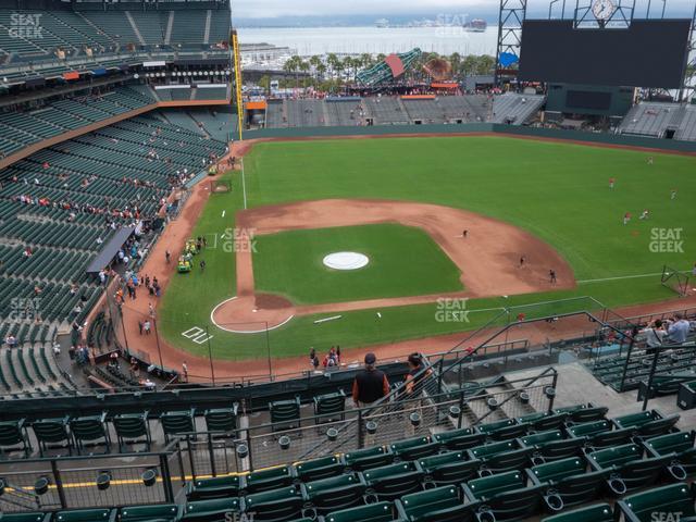 Seating view for Oracle Park Section View Reserved 311