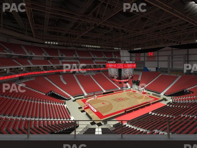 Seating view for Pinnacle Bank Arena Section 207