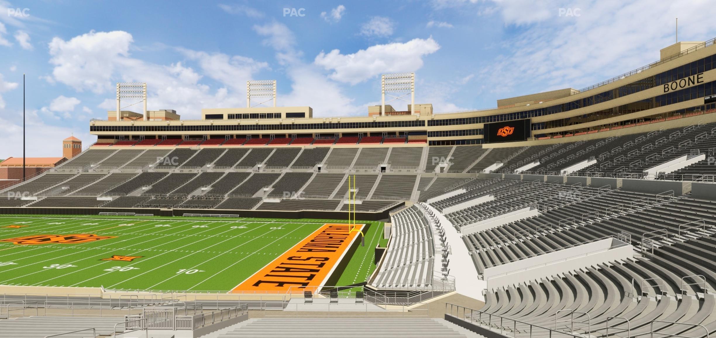 Seating view for Boone Pickens Stadium Section 130