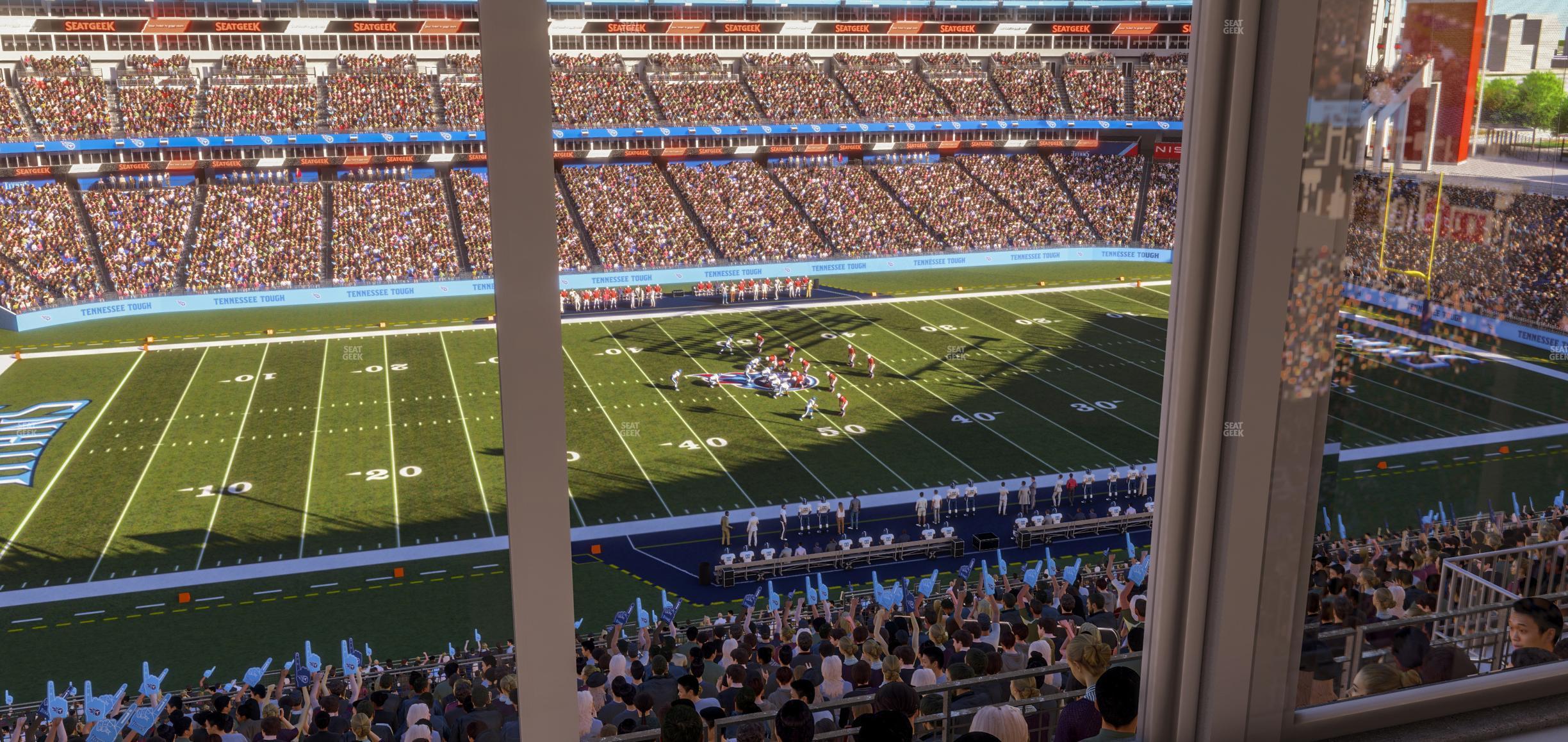 Seating view for Nissan Stadium Section Suite 577 W