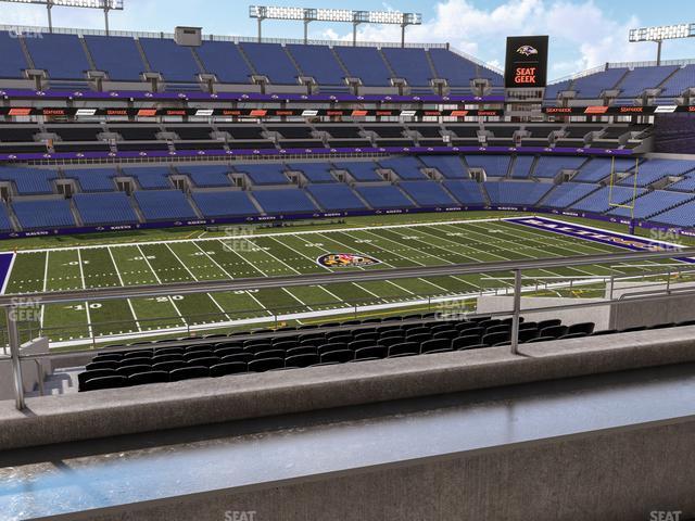 Seating view for M&T Bank Stadium Section Suite 324