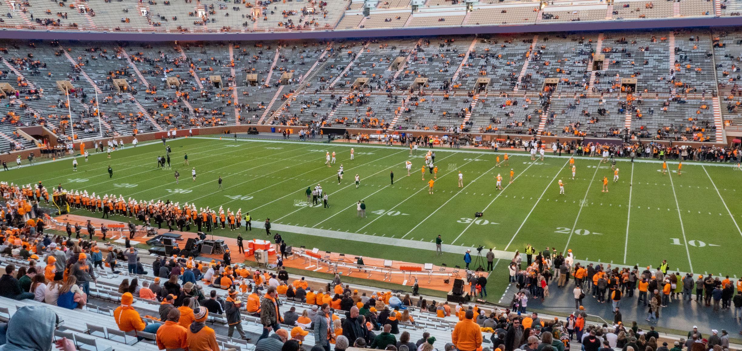 Seating view for Neyland Stadium Section B