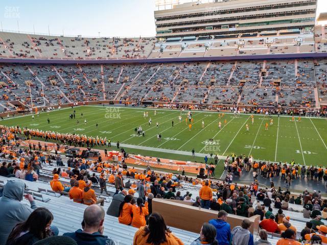 Seating view for Neyland Stadium Section B