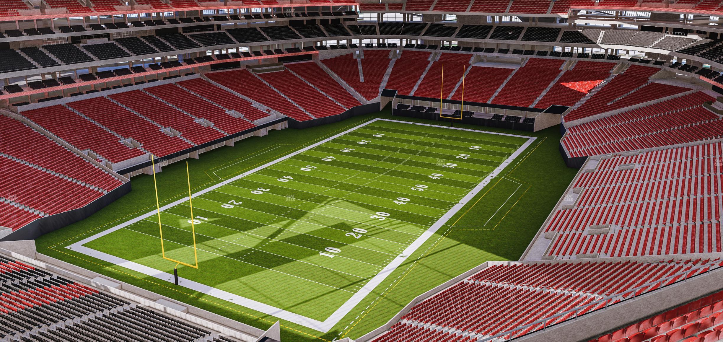 Seating view for Mercedes-Benz Stadium Section 349