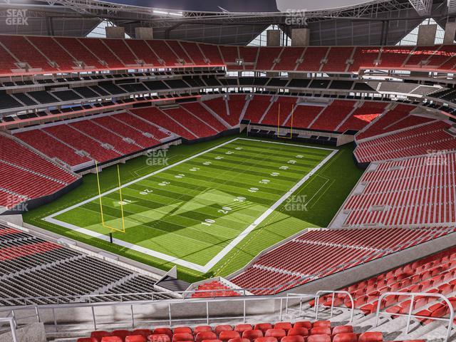 Seating view for Mercedes-Benz Stadium Section 349