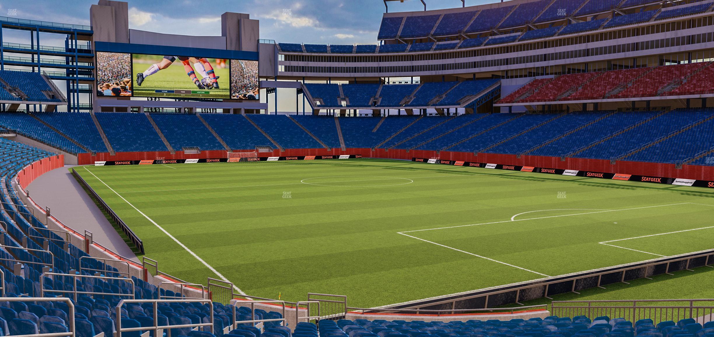 Seating view for Gillette Stadium Section 102