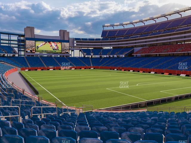 Seating view for Gillette Stadium Section 102