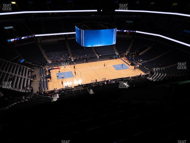 Seating view for FedExForum Section 207