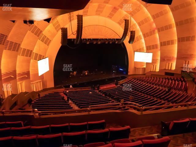 Seating view for Radio City Music Hall Section Second Mezzanine 7