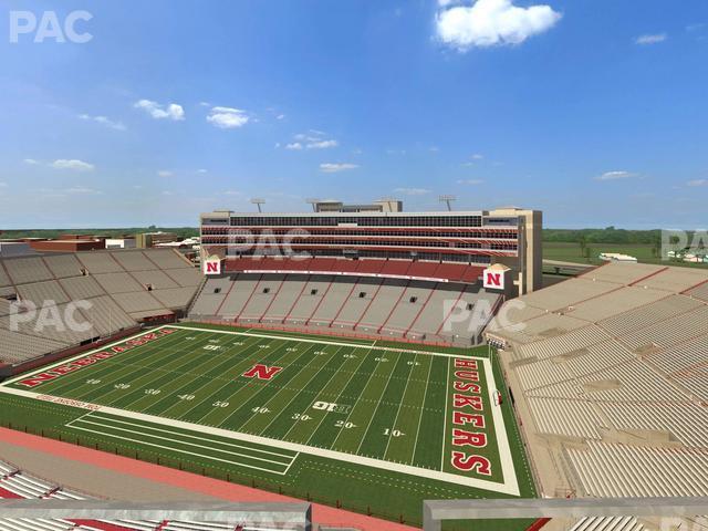 Seating view for Memorial Stadium Nebraska Section 603