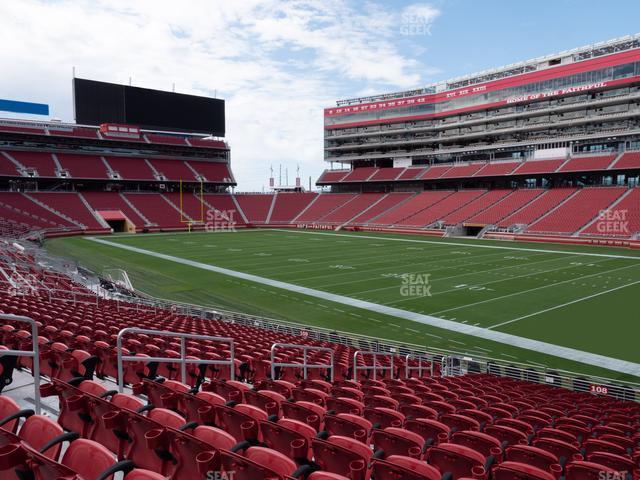 Seating view for Levi's Stadium Section 108